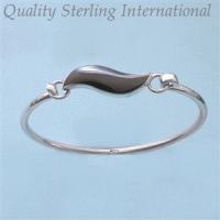 Bangle w/onyx BAS103  150