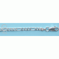 Figaro Chain 080-24 inch-Sterling Silver Chain Wholesale
