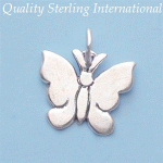 Flat Butterfly Charms 532
