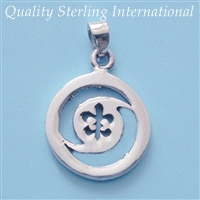 Hurricane Symbol with Fleur De Lis P69