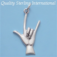 P009 Silver Love Sign