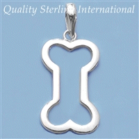 P121 Silver Dog Bone