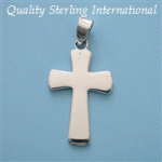 p46 Sterling Plain Cross