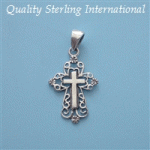 p48 Fancy Silver Cross