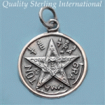 P543 Sterling Pentagram
