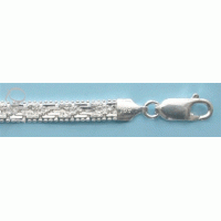 Plain Silver Riccio 8 inch