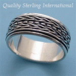 Q515 Silver Spin Ring