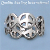 Q608A Peace Ring 8mm