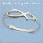 Q705 Christian Fish Ring