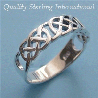 Q750 Celtic Knot Ring