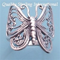 Q775 Butterfly Ring