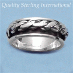 QR428 Sterling Spin Ring QR428 Sterling Spin Ring