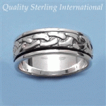 QR431 Silver Spin Ring QR431 Silver Spin Ring