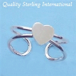 TR65 Heart Toe Ring
